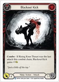 Blackout Kick (Red) - History Pack Vol.1 - Flesh and Blood TCG card