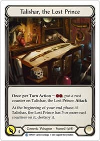 Talishar, the Lost Prince - History Pack Vol.1 - Flesh and Blood TCG card