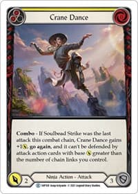 Crane Dance (Yellow) - History Pack Vol.1 - Flesh and Blood TCG card