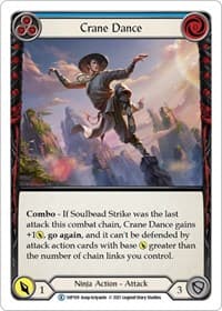 Crane Dance (Blue) - History Pack Vol.1 - Flesh and Blood TCG card