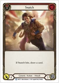 Snatch (Red) - History Pack Vol.1 - Flesh and Blood TCG card