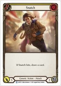 Snatch (Yellow) - History Pack Vol.1 - Flesh and Blood TCG card