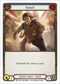 Snatch (Blue) - History Pack Vol.1 - Flesh and Blood TCG card