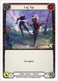 Leg Tap (Red) - History Pack Vol.1 - Flesh and Blood TCG card