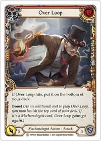 Over Loop (Red) - History Pack Vol.1 - Flesh and Blood TCG card