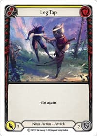 Leg Tap (Yellow) - History Pack Vol.1 - Flesh and Blood TCG card