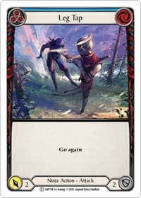 Leg Tap (Blue) - History Pack Vol.1 - Flesh and Blood TCG card
