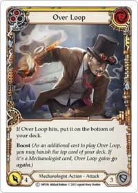 Over Loop (Yellow) - History Pack Vol.1 - Flesh and Blood TCG card