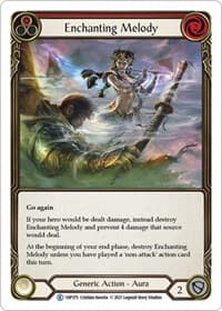 Enchanting Melody (Red) - History Pack Vol.1 - Flesh and Blood TCG card