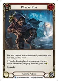 Plunder Run (Red) - History Pack Vol.1 - Flesh and Blood TCG card