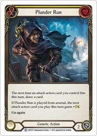 Plunder Run (Yellow) - History Pack Vol.1 - Flesh and Blood TCG card