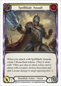 Spellblade Assault (Yellow) - History Pack Vol.1 - Flesh and Blood TCG card