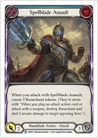 Spellblade Assault (Blue) - History Pack Vol.1 - Flesh and Blood TCG card
