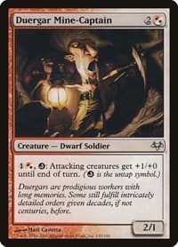 Duergar Mine-Captain - Eventide - Magic: The Gathering card