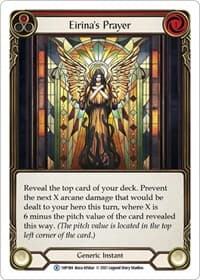 Eirina's Prayer (Red) - History Pack Vol.1 - Flesh and Blood TCG card