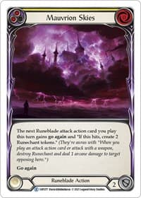 Mauvrion Skies (Yellow) - History Pack Vol.1 - Flesh and Blood TCG card