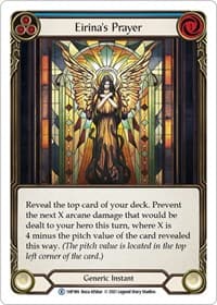 Eirina's Prayer (Blue) - History Pack Vol.1 - Flesh and Blood TCG card