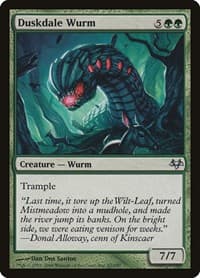 Duskdale Wurm - Eventide - Magic: The Gathering card