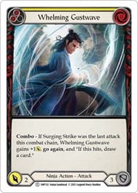 Whelming Gustwave (Yellow) - History Pack Vol.1 - Flesh and Blood TCG card