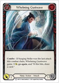 Whelming Gustwave (Blue) - History Pack Vol.1 - Flesh and Blood TCG card