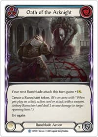 Oath of the Arknight (Blue) - History Pack Vol.1 - Flesh and Blood TCG card