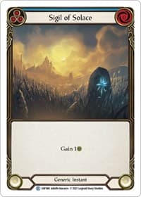 Sigil of Solace (Blue) - History Pack Vol.1 - Flesh and Blood TCG card