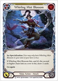 Whirling Mist Blossom - History Pack Vol.1 - Flesh and Blood TCG card