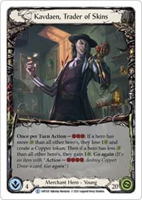 Kavdaen, Trader of Skins - History Pack Vol.1 - Flesh and Blood TCG card