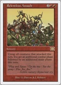 Relentless Assault - Classic Sixth Edition - Magic: The Gathering card
