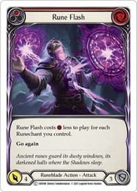 Rune Flash (Red) - History Pack Vol.1 - Flesh and Blood TCG card