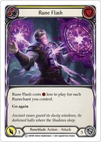 Rune Flash (Yellow) - History Pack Vol.1 - Flesh and Blood TCG card
