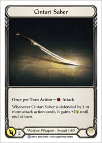 Cintari Saber (1HP142) - History Pack Vol.1 - Flesh and Blood TCG card