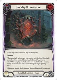 Bloodspill Invocation (Red) - History Pack Vol.1 - Flesh and Blood TCG card