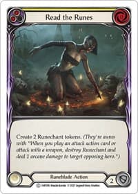 Read the Runes (Yellow) - History Pack Vol.1 - Flesh and Blood TCG card