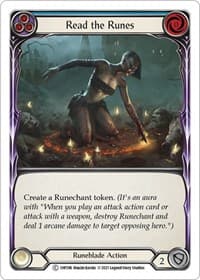 Read the Runes (Blue) - History Pack Vol.1 - Flesh and Blood TCG card