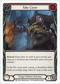 Take Cover (Red) - History Pack Vol.1 - Flesh and Blood TCG card