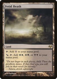 Fetid Heath - Eventide - Magic: The Gathering card
