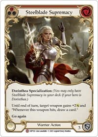 Steelblade Supremacy - History Pack Vol.1 - Flesh and Blood TCG card