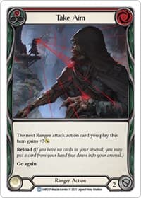 Take Aim (Red) - History Pack Vol.1 - Flesh and Blood TCG card