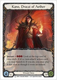 Kano, Dracai of Aether - History Pack Vol.1 - Flesh and Blood TCG card
