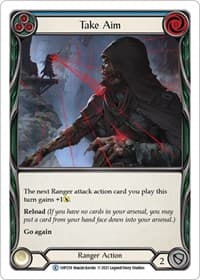 Take Aim (Blue) - History Pack Vol.1 - Flesh and Blood TCG card