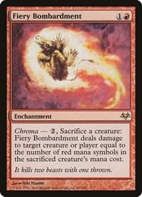 Fiery Bombardment - Eventide - Magic: The Gathering card