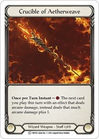 Crucible of Aetherweave - History Pack Vol.1 - Flesh and Blood TCG card