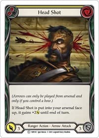 Head Shot (Yellow) - History Pack Vol.1 - Flesh and Blood TCG card
