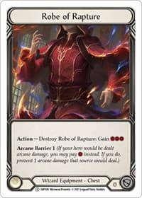 Robe of Rapture - History Pack Vol.1 - Flesh and Blood TCG card