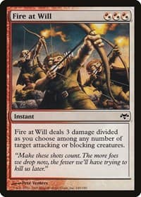 Fire at Will - Eventide - Magic: The Gathering card