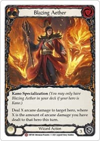 Blazing Aether - History Pack Vol.1 - Flesh and Blood TCG card