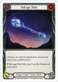 Salvage Shot (Blue) - History Pack Vol.1 - Flesh and Blood TCG card