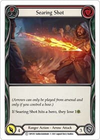 Searing Shot (Red) - History Pack Vol.1 - Flesh and Blood TCG card