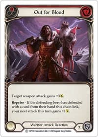 Out for Blood (Red) - History Pack Vol.1 - Flesh and Blood TCG card